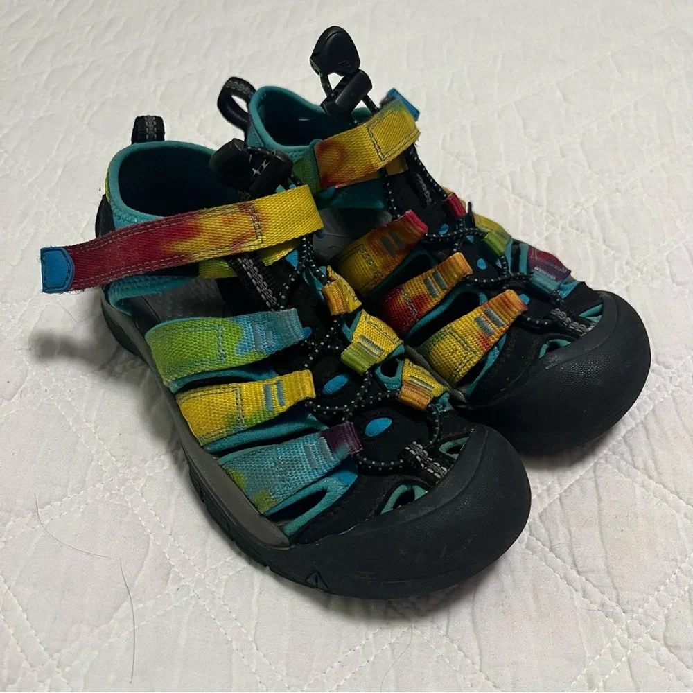 Keen Rainbow Tie-dye Colorful Kids Outdoor Sandals